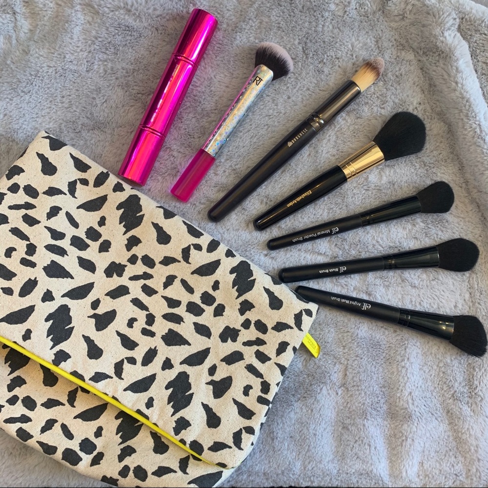8pc elf RT Sephora Elizabeth Arden Borghese & bag